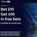 how to get william hill free bet